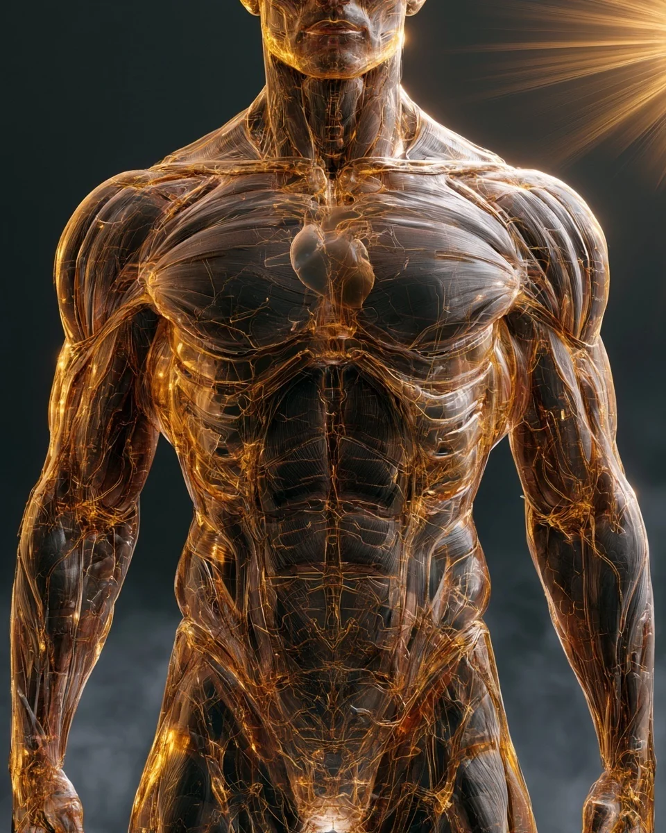 9 axis points mapped on anatomy